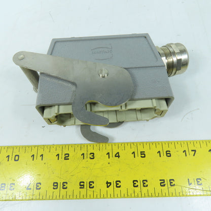 Harting Han 64D-M Industrial Heavy Duty Connector Hood with 64-Pin Male Insert