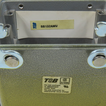 T&B BB132AMV Pos-E-Kon Heavy Duty Connector Base Dual Locking Levers