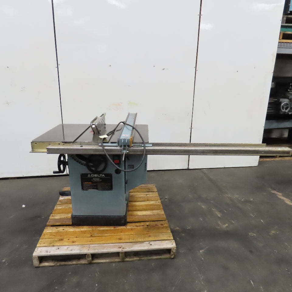 Delta 34-806 10" Unisaw 5HP 230/460V 3Ph 3450RPM Tilting Arbor Table Saw