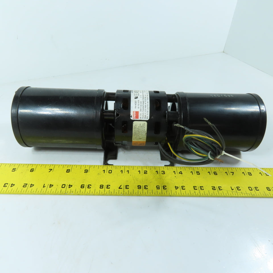 Dayton 7021-6109 4C825 1/70HP Dual Centrifugal Blower 115V 3200RPM