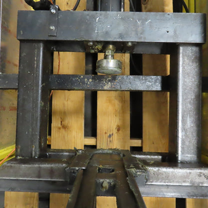 Custom Power Pneumatic Air Press Assembly 10" Stroke W/ Safety Guard Enclosure