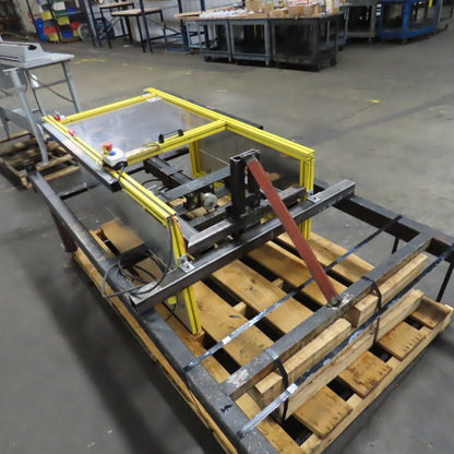 Custom Power Pneumatic Air Press Assembly 10" Stroke W/ Safety Guard Enclosure