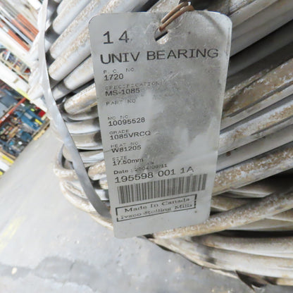 17.5mm .688" Cold Heading Quality (CHQ) Steel Wire Coil 1085VRCQ Grade 2800+LBS