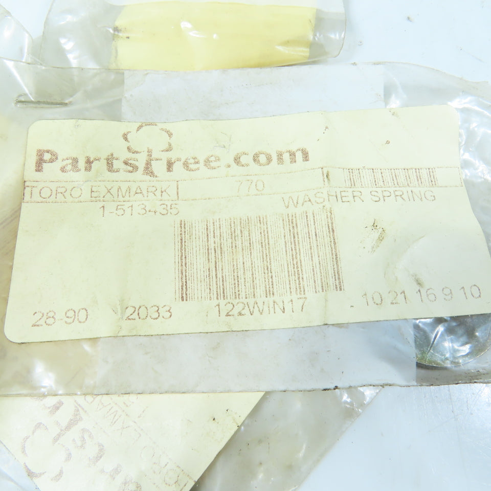 Toro Exmark 1-513435 770 Spring Washer Lot Of 3