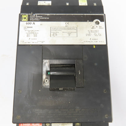 Square D LC36600 600A 3-Pole 600V Circuit Breaker