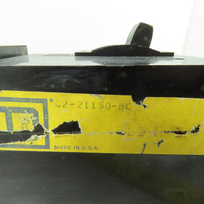 Square D Q221150BC 150A 2-Pole Circuit Breaker 120/240VAC Type Q2