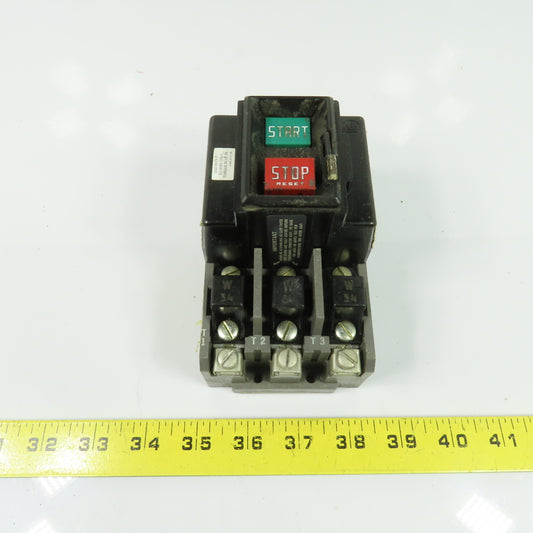 Allen-Bradley 609-BOW Size 1 3-Phase Manual Motor Starter 600V Ser G