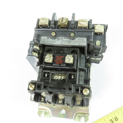 Allen-Bradley 500-BOD940 NEMA Size 1 Motor Starter Contactor 115-120V Coil