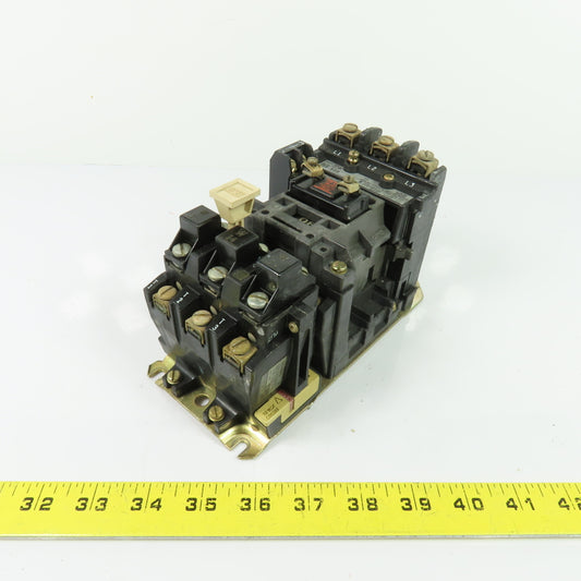 Allen-Bradley 509-BOD Size 1 Ser B Magnetic Motor Starter 115-120V Coil 27A