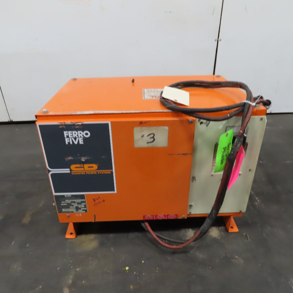 C&D FR18CE640M Ferro Five 36V 135A Forklift Battery Charger 1Ph 640AH 18 Cell