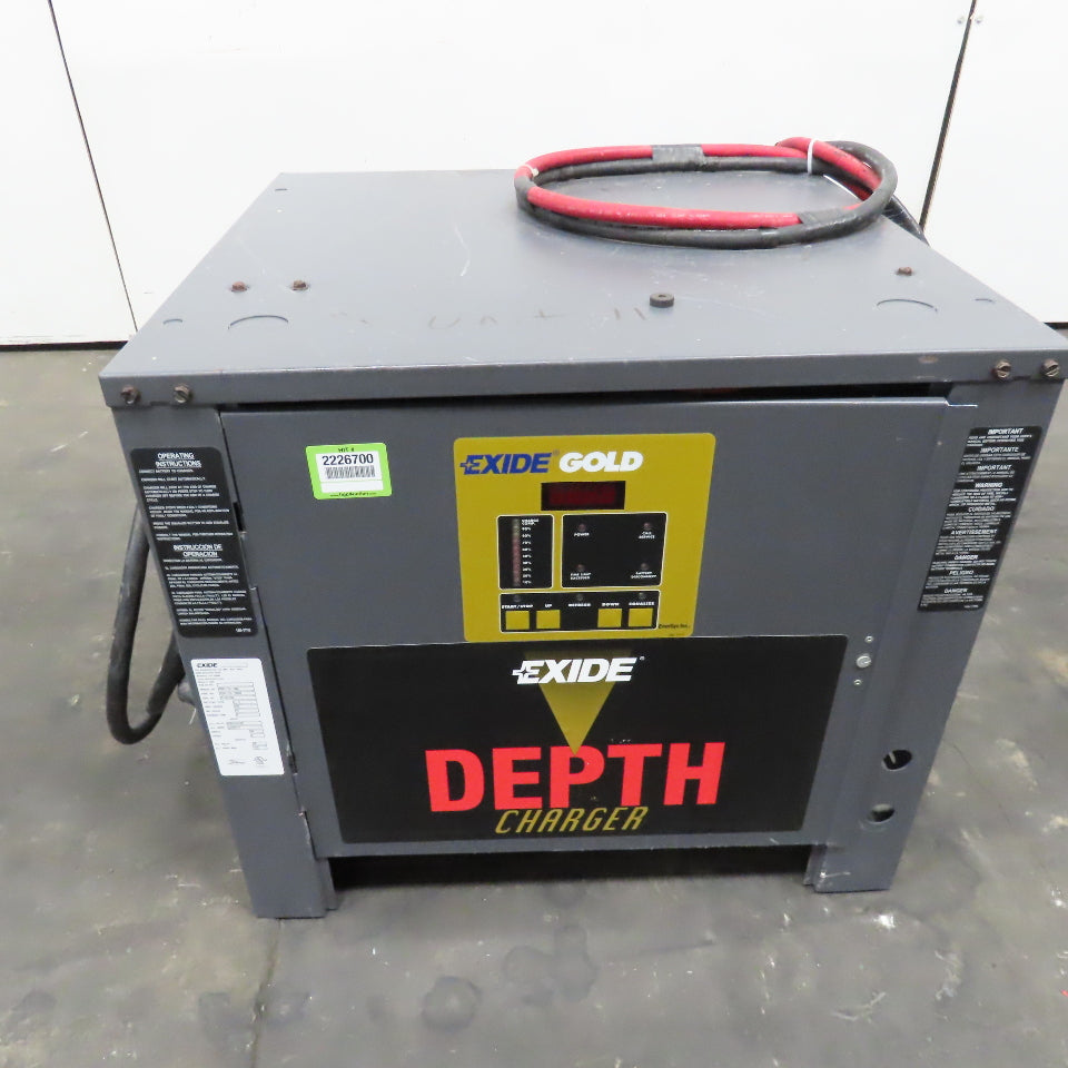 Exide D3G-24-950 Gold Depth 48V Forklift Battery Charger 192A 3Ph 950AH