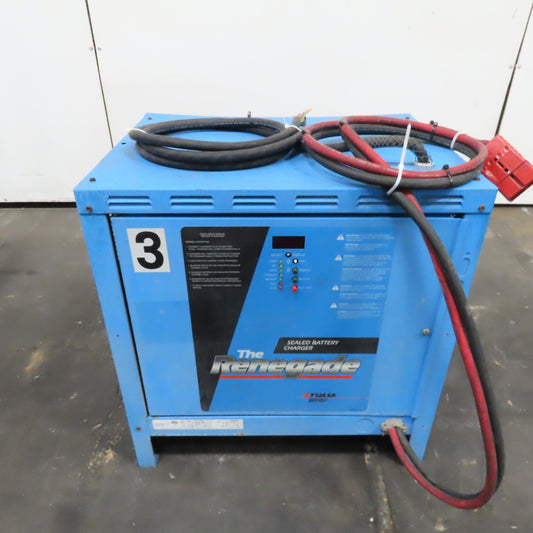 Yuasa GTS-12-750 24V Forklift Battery Charger 120A 3Ph 208/240/480V 750AH 12Cell