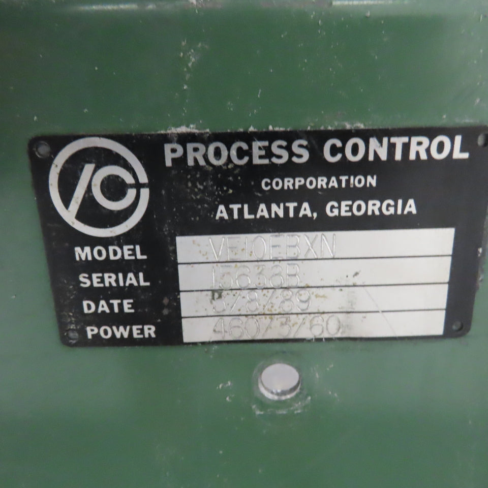 Process Control Corp. VE10EBXN Rotary Lobe Positive Displacement Blower 10HP 3Ph