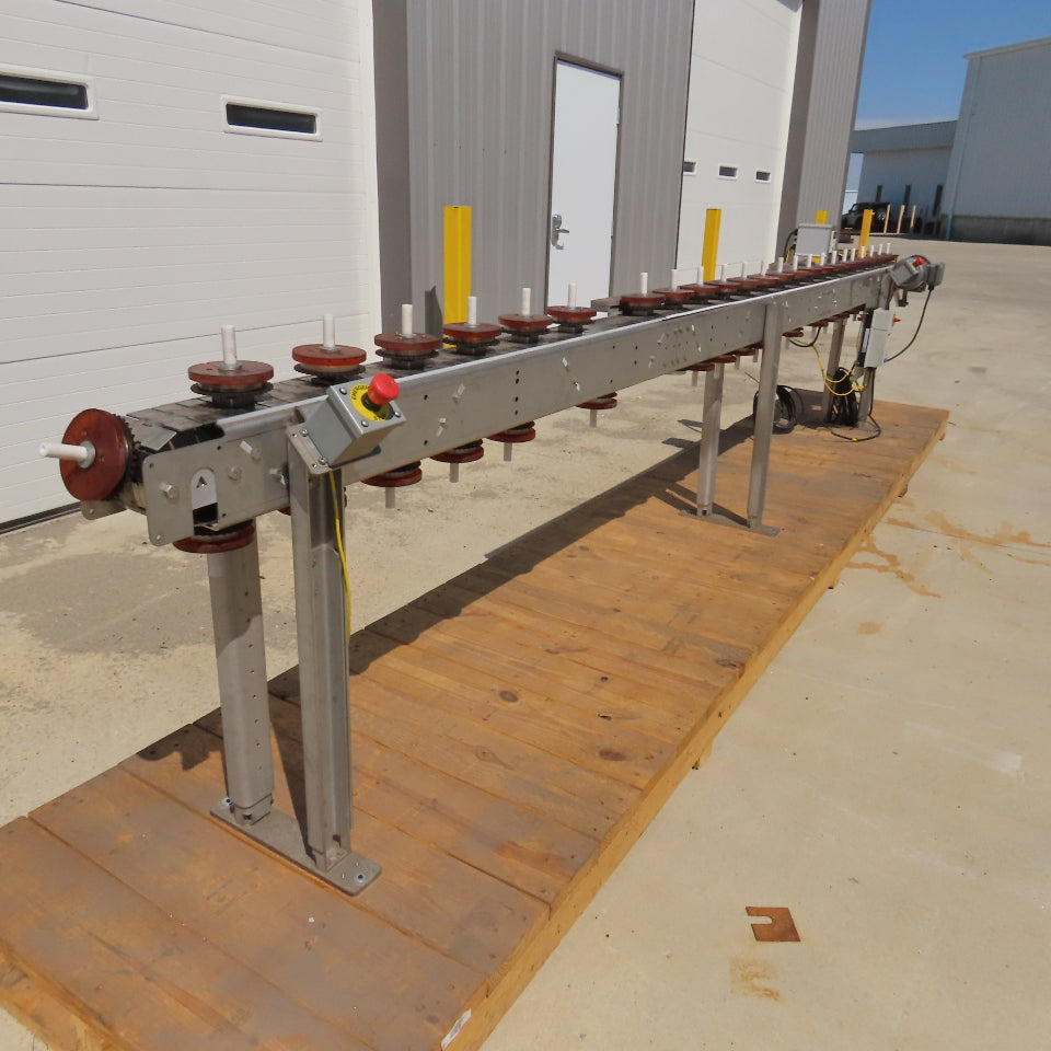 Tri-Pack CONV-4.5" WIDTH 15'x4.5"W Stainless Steel Puck Conveyor 230/460V 24FPM