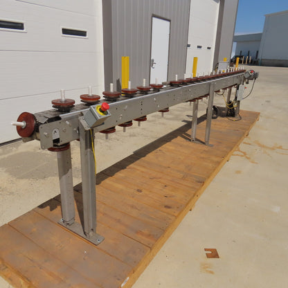 Tri-Pack CONV-4.5" WIDTH 15'x4.5"W Stainless Steel Puck Conveyor 230/460V 24FPM