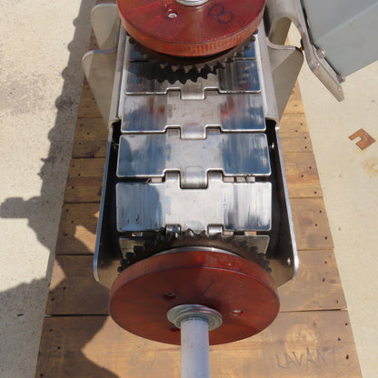 Tri-Pack CONV-4.5" WIDTH 15'x4.5"W Stainless Steel Puck Conveyor 230/460V 24FPM
