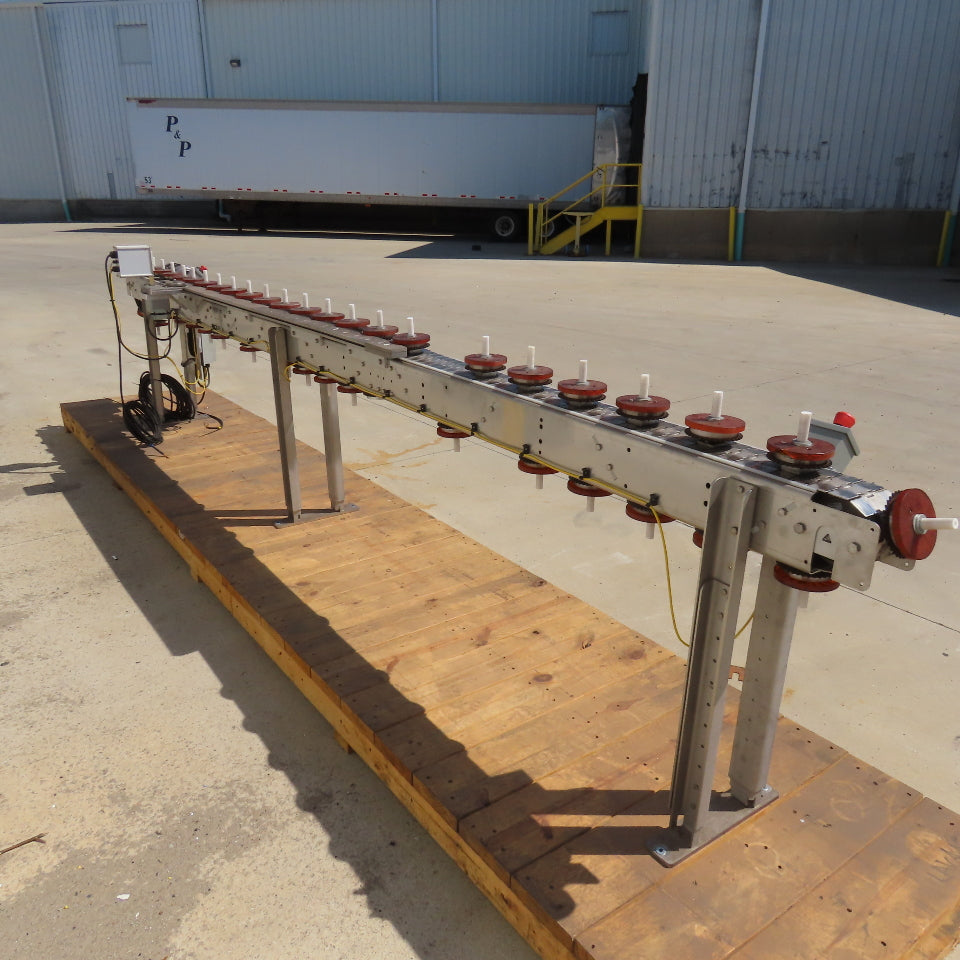 Tri-Pack CONV-4.5" WIDTH 15'x4.5"W Stainless Steel Puck Conveyor 230/460V 24FPM