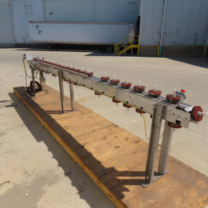 Tri-Pack CONV-4.5" WIDTH 15'x4.5"W Stainless Steel Puck Conveyor 230/460V 24FPM