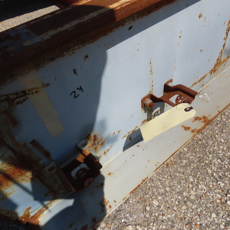3-1/4" x 16" Tall I-Beam Monorail Overhead Hoist Rail Underhung 24' Long Section