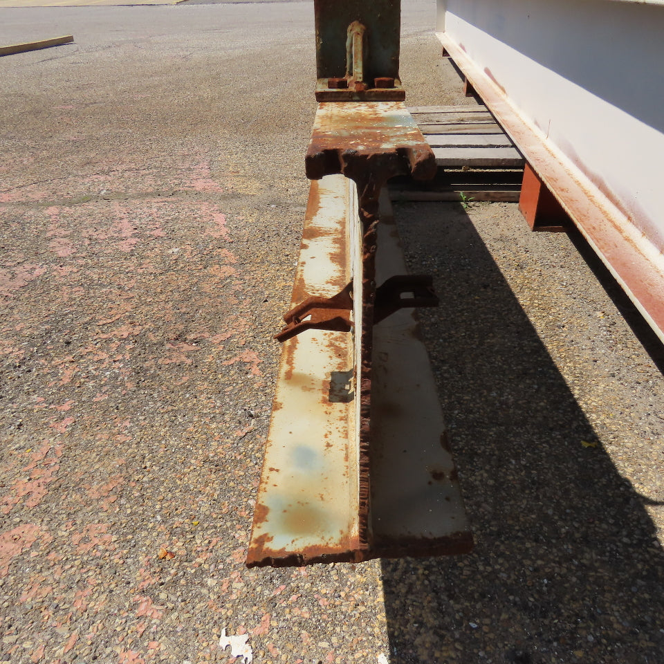 3-1/4" x 16" Tall I-Beam Monorail Overhead Hoist Rail Underhung 24' Long Section