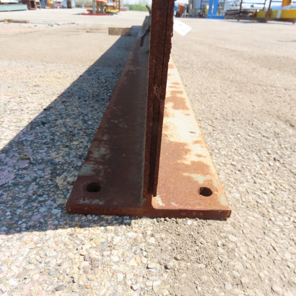3-1/4" x 16" Tall I-Beam Monorail Overhead Hoist Rail Underhung 19' Long Section