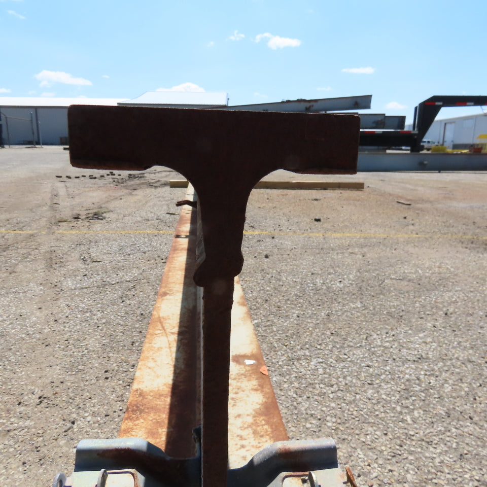 3-1/4"x 16"Tall I-Beam Monorail Overhead Hoist Rail Underhung 37'-8"Long Section