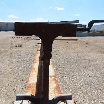 3-1/4"x 16"Tall I-Beam Monorail Overhead Hoist Rail Underhung 37'-8"Long Section