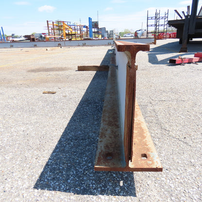 3-1/4" x 16" Tall I-Beam Monorail Overhead Hoist Rail Underhung 27' Long Section