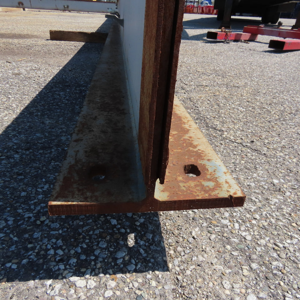 3-1/4" x 16" Tall I-Beam Monorail Overhead Hoist Rail Underhung 27' Long Section