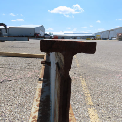 3-1/4"x 16"Tall I-Beam Monorail Overhead Hoist Rail Underhung 28'-6"Long Section