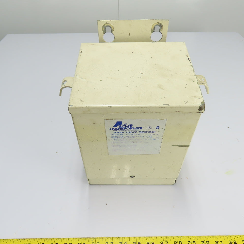 Acme T-2-53013-4S 3kVA General Purpose Transformer 240/480V Pri 120/240V Sec 1Ph
