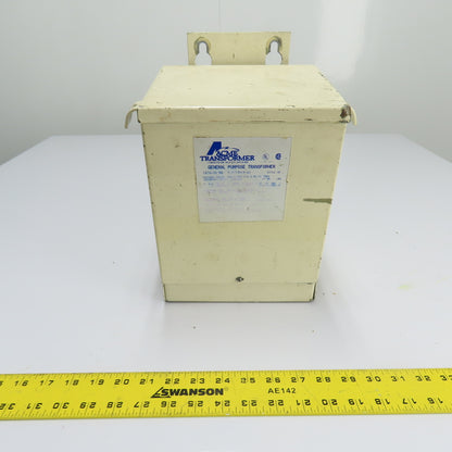 Acme T-2-53013-4S 3kVA General Purpose Transformer 240/480V Pri 120/240V Sec 1Ph