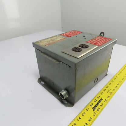 Square D SK1000G1 1kVA Transformer Disconnect 230/460V Primary 115V Secondary