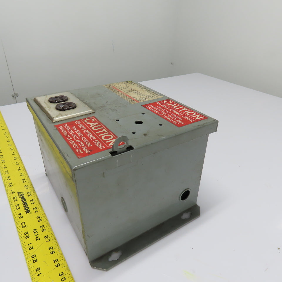 Square D SK1000G1 1kVA Transformer Disconnect 230/460V Primary 115V Secondary