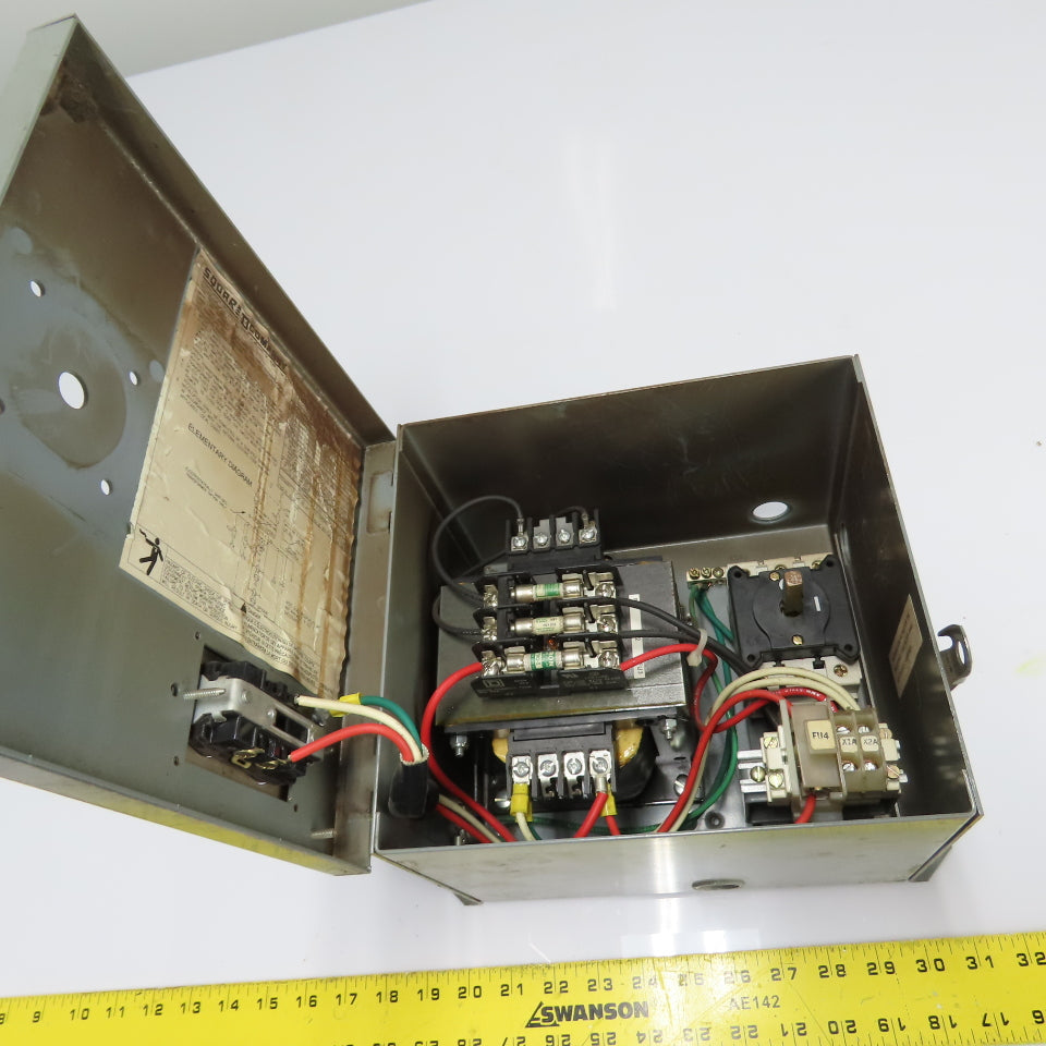 Square D SK1000G1 1kVA Transformer Disconnect 230/460V Primary 115V Secondary