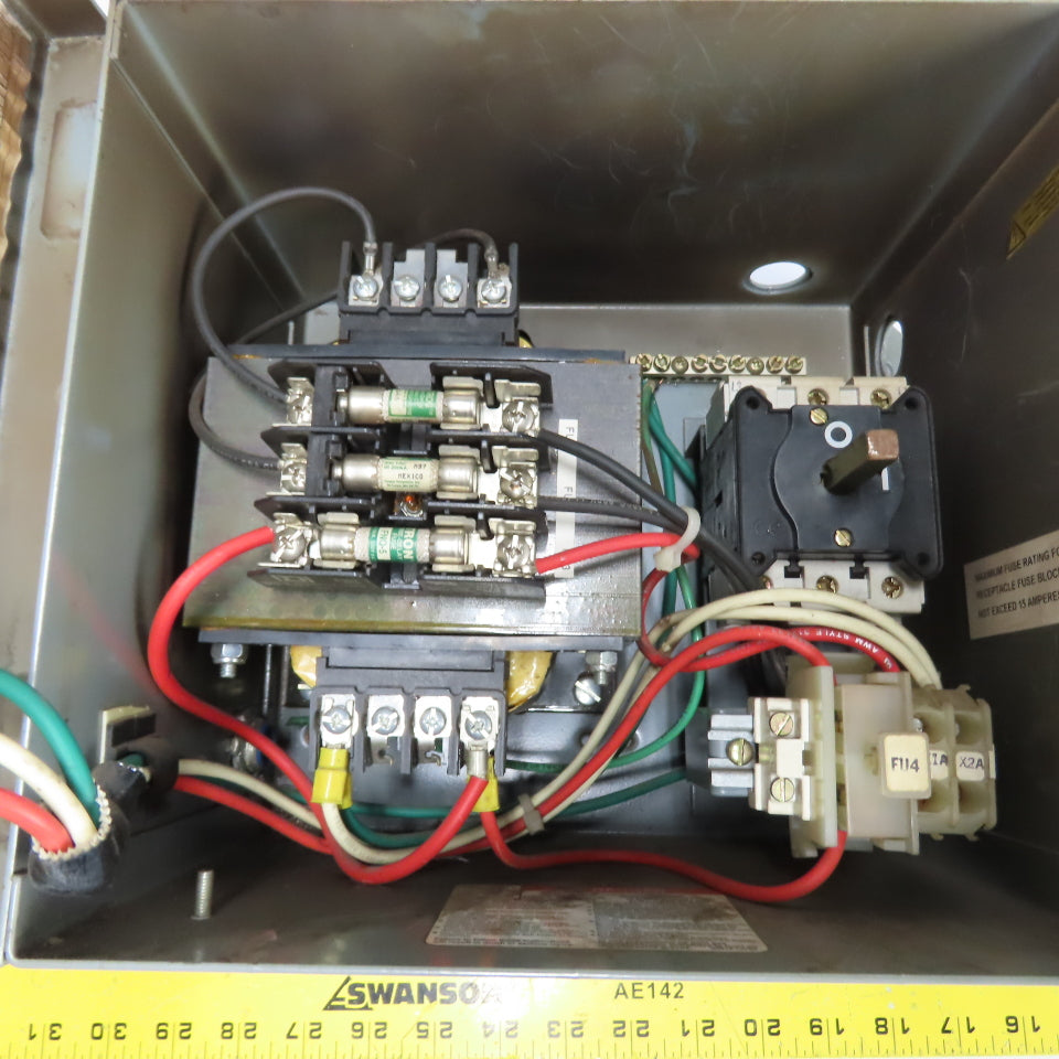 Square D SK1000G1 1kVA Transformer Disconnect 230/460V Primary 115V Secondary