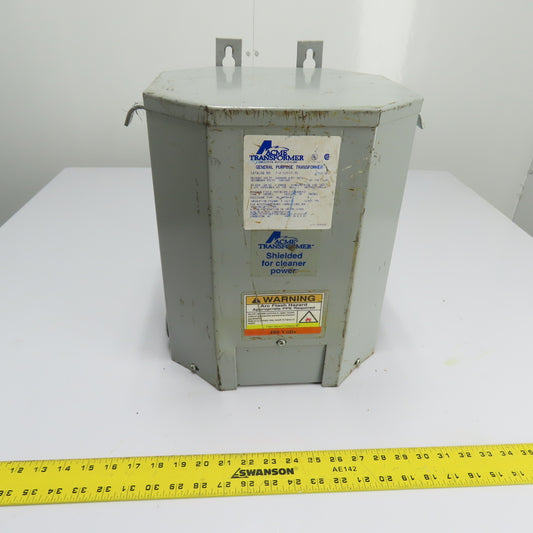 Acme T-2-53517-3S 15kVA 1Ph Shielded Transformer 240x480V Pri 120/240V Sec