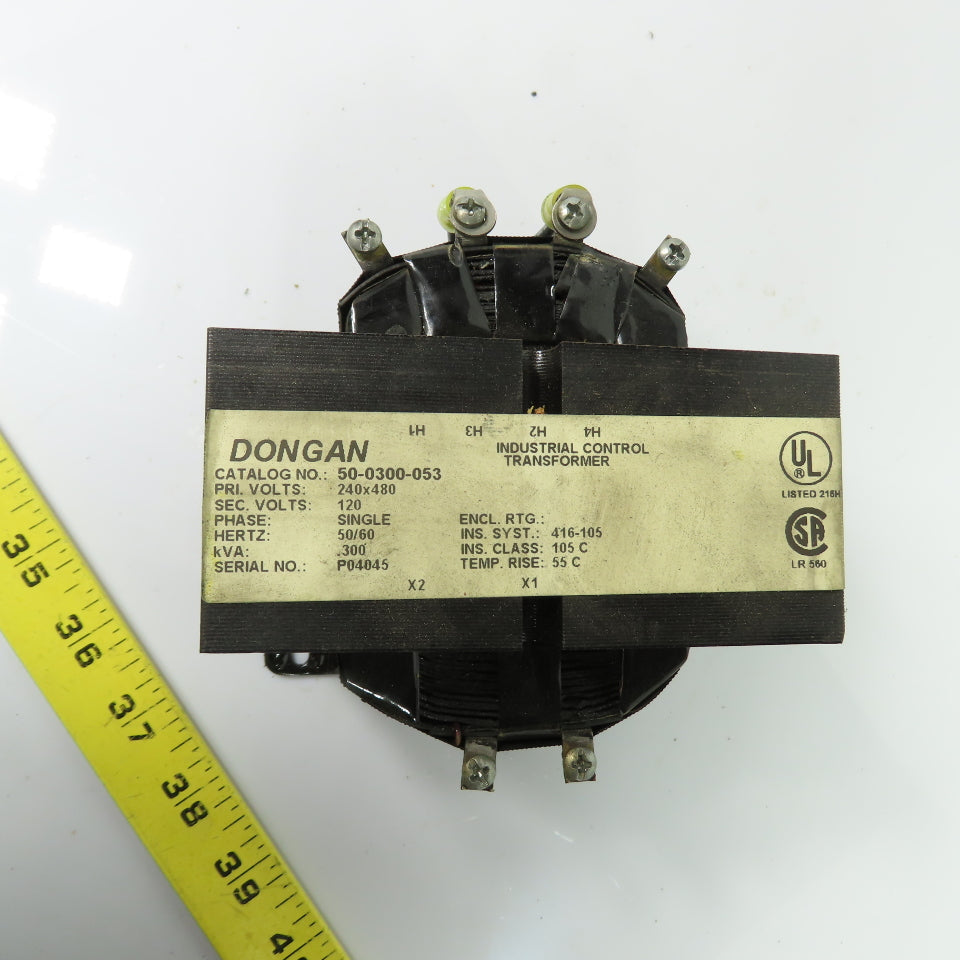 Dongan 50-0300-053 300VA Industrial Control Transformer 240x480V to 120V