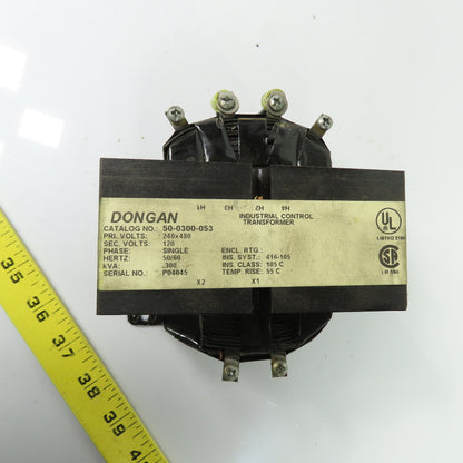 Dongan 50-0300-053 300VA Industrial Control Transformer 240x480V to 120V