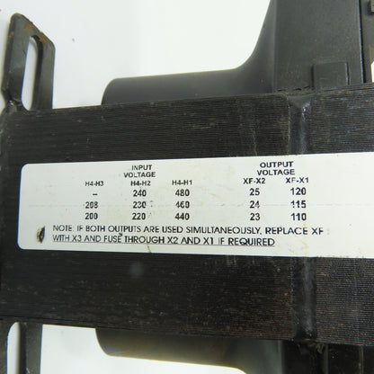 ABB X4350PSF1 350VA Industrial Control Transformer 240/480V Pri 120/25V Sec