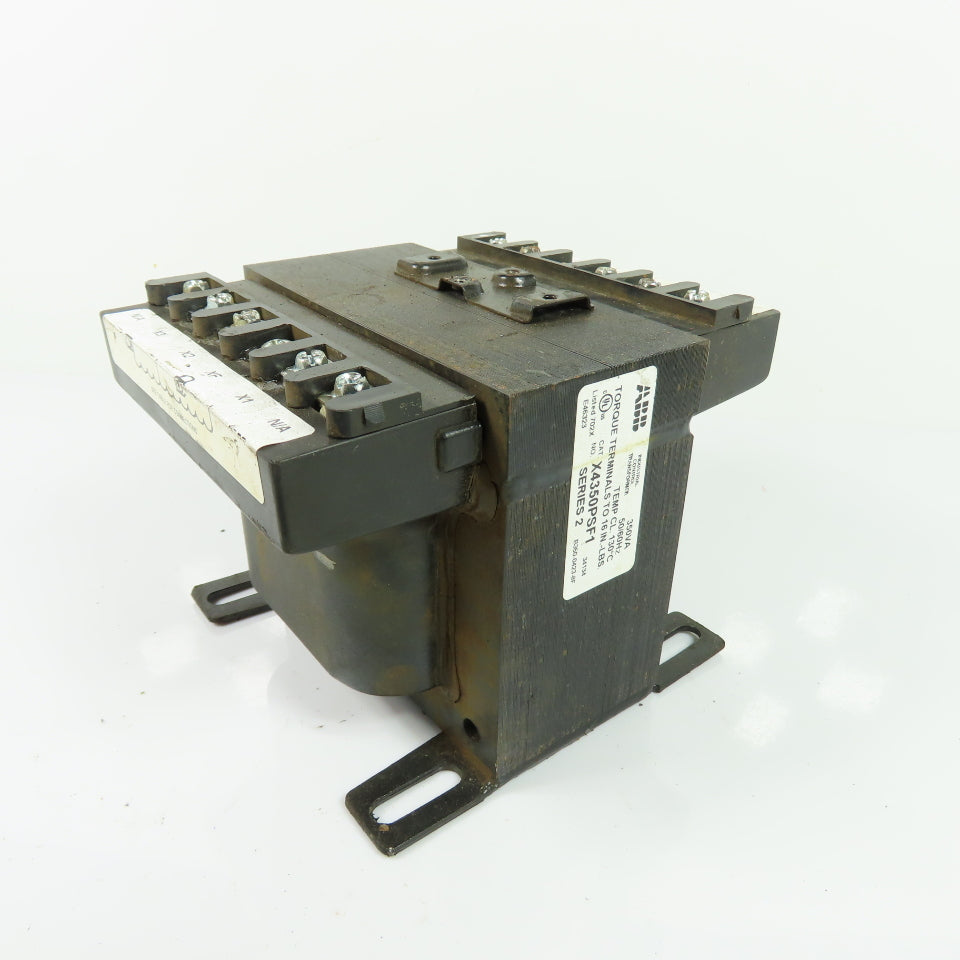 ABB X4350PSF1 350VA Industrial Control Transformer 240/480V Pri 120/25V Sec