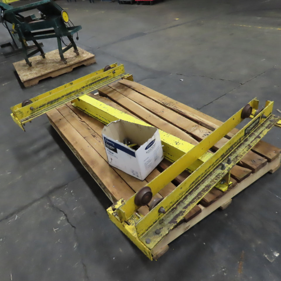 Cignys 1000 lbs Cap. Manual Push/Pull Under Hung Bridge Crane Runner 64" Travel