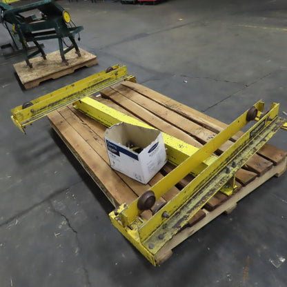 Cignys 1000 lbs Cap. Manual Push/Pull Under Hung Bridge Crane Runner 64" Travel
