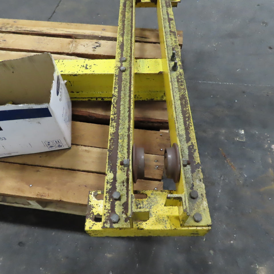 Cignys 1000 lbs Cap. Manual Push/Pull Under Hung Bridge Crane Runner 64" Travel