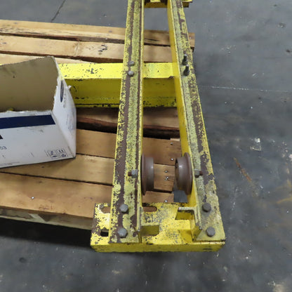 Cignys 1000 lbs Cap. Manual Push/Pull Under Hung Bridge Crane Runner 64" Travel