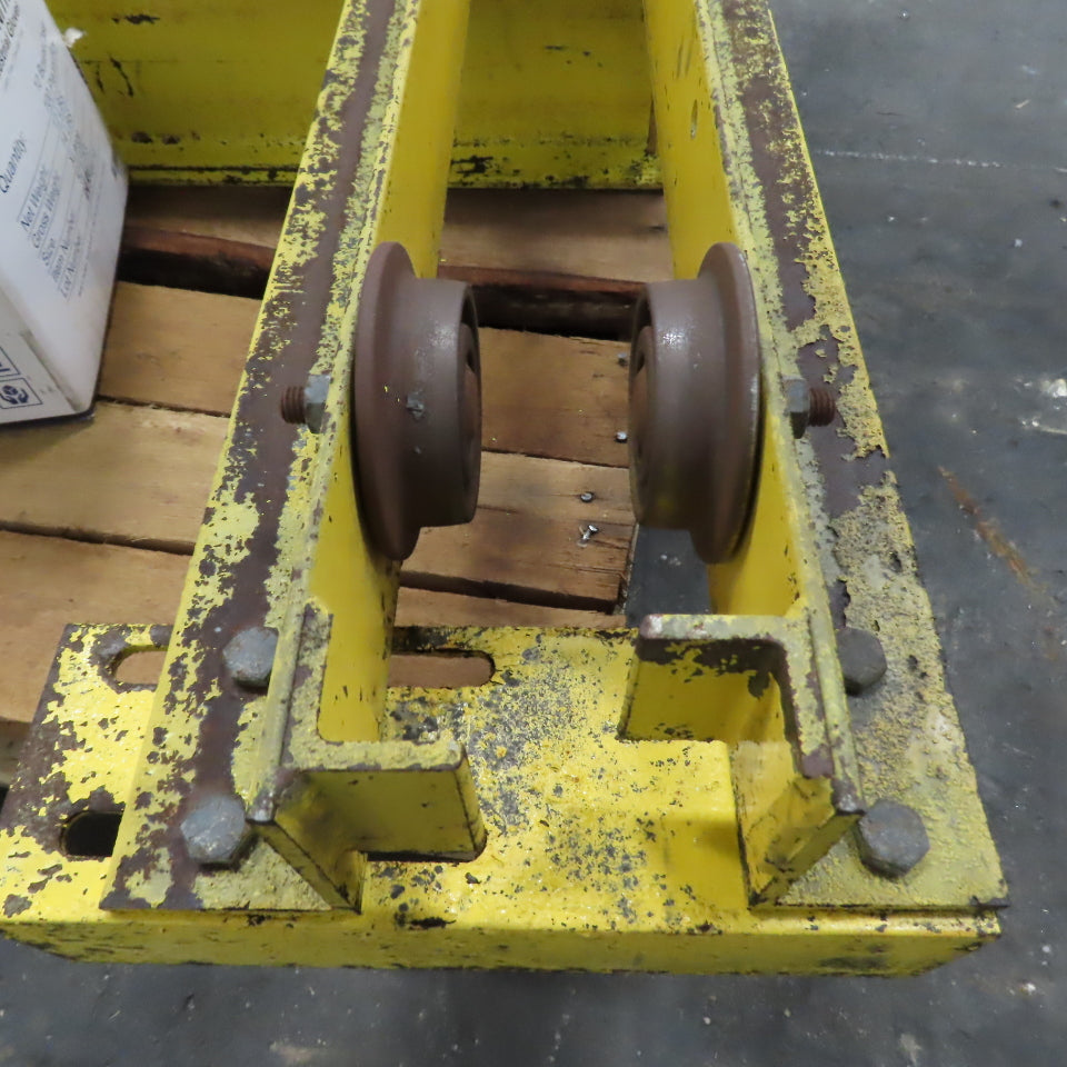 Cignys 1000 lbs Cap. Manual Push/Pull Under Hung Bridge Crane Runner 64" Travel