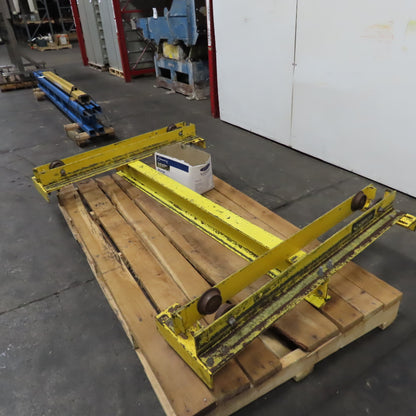 Cignys 1000 lbs Cap. Manual Push/Pull Under Hung Bridge Crane Runner 64" Travel