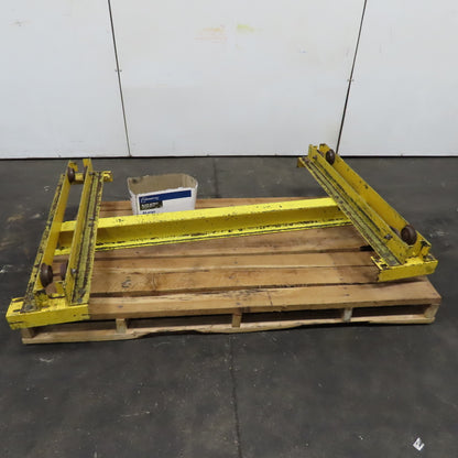 Cignys 1000 lbs Cap. Manual Push/Pull Under Hung Bridge Crane Runner 64" Travel