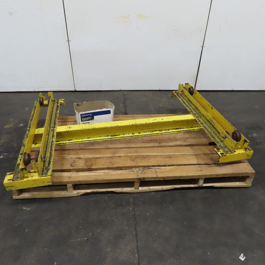Cignys 1000 lbs Cap. Manual Push/Pull Under Hung Bridge Crane Runner 64" Travel