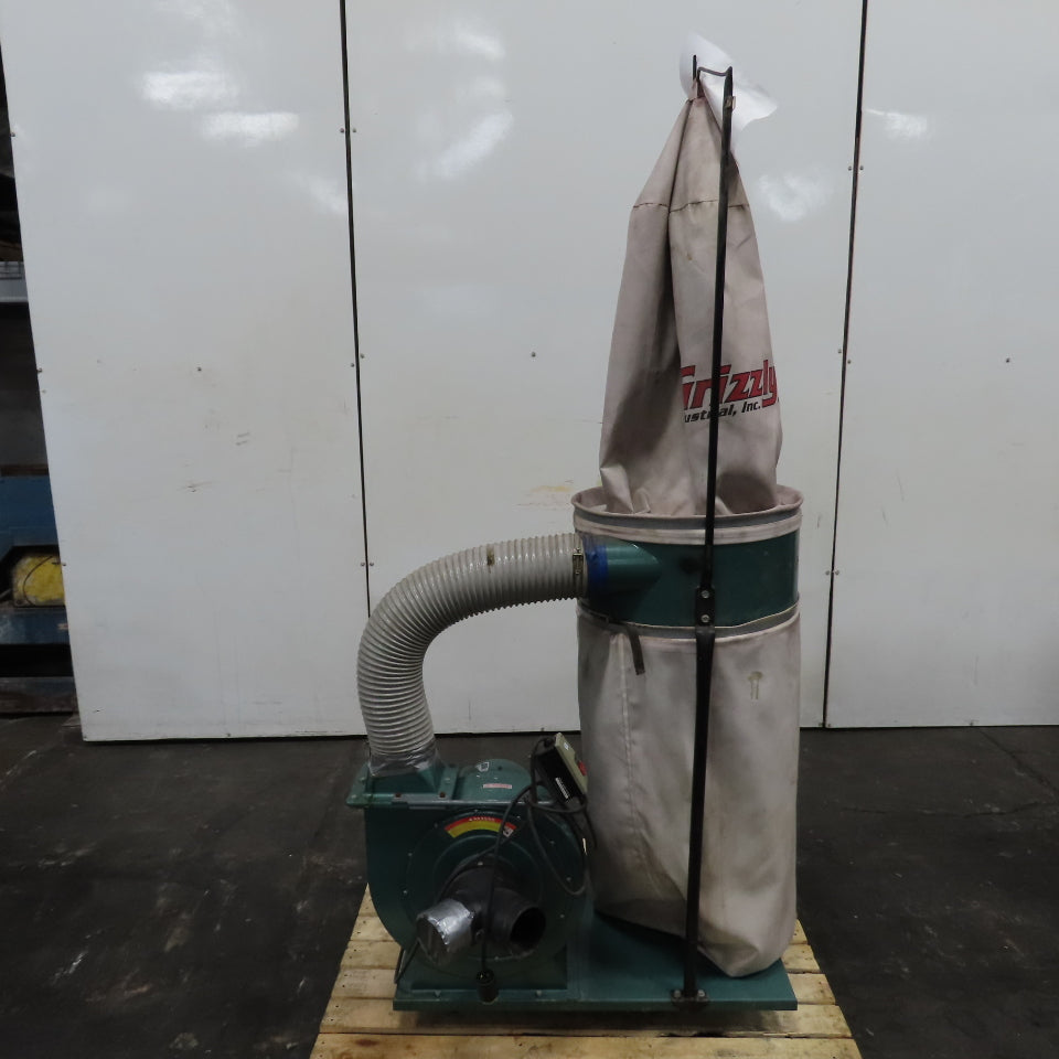 Grizzly Industrial Portable Dust Collector 1HP 115/230V 1Ph